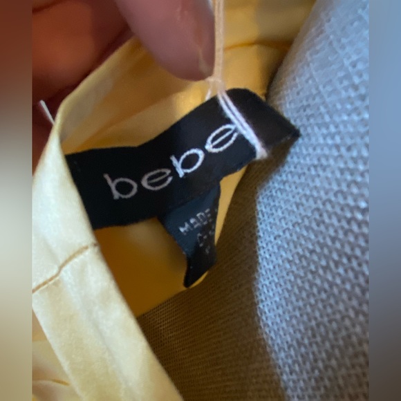 Bebe yellow halter dress! - Picture 4 of 8